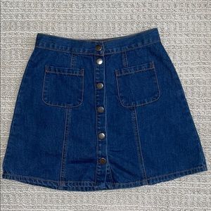 BDG BLUE JEAN SKIRT FROM URBAN OUTFITTERS SIZE XS